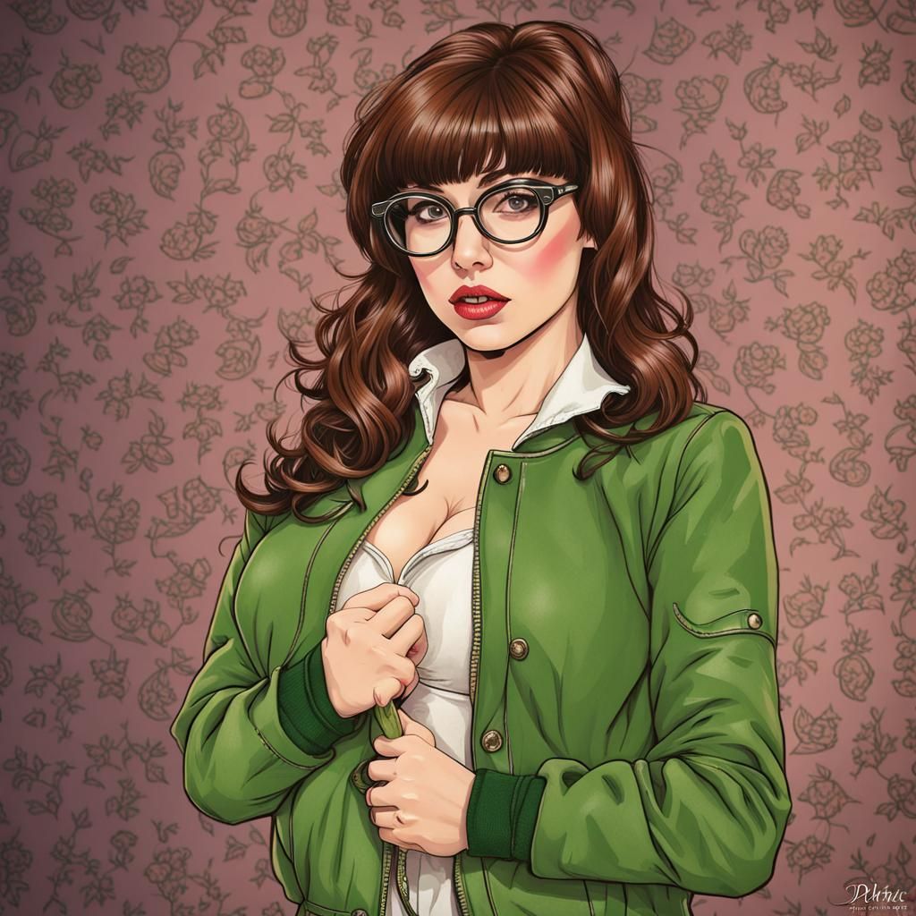Daria Morgendorffer Likeness in Pinup Style