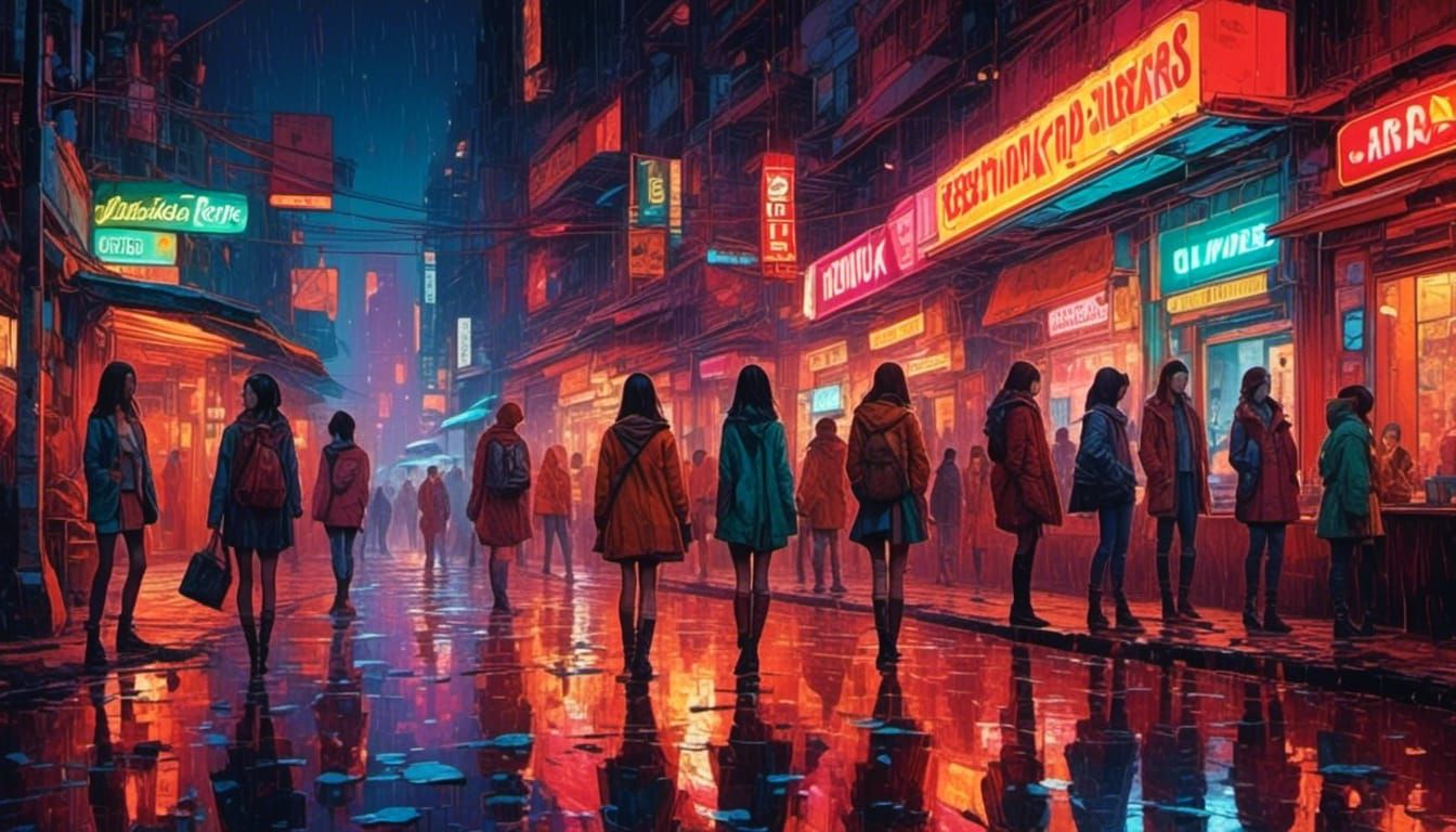 Bangkok Red Light District Nightlife Photography