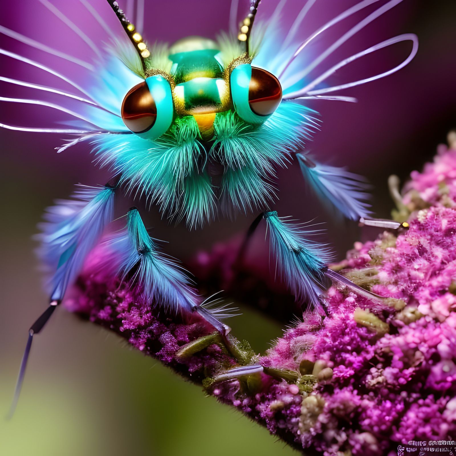 Cute Spider in Woods, Kombuchapunk Style