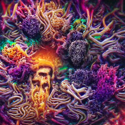 Psychedelic Album Cover in 8k Resolution