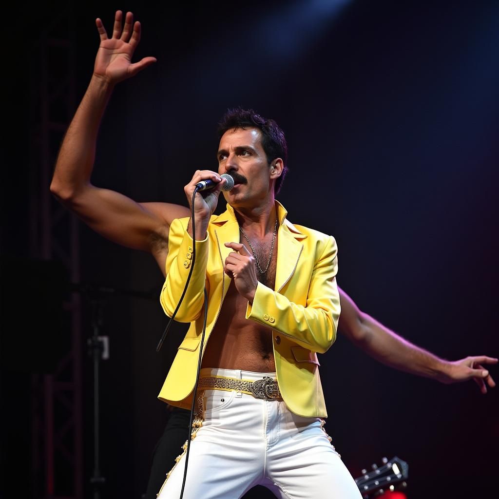 Electric Freddie Mercury Concert Performance