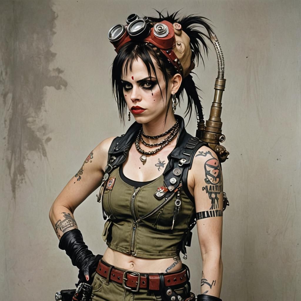 Fairuza Balk as Tank Girl Digital Art