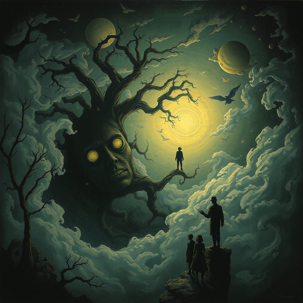 Ethereal Tree of Life in Surreal Style