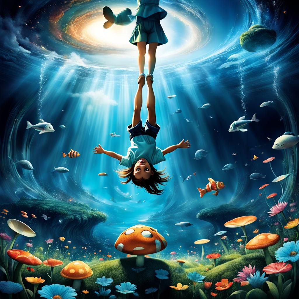 Surreal Dreamscape: An Upside-Down World