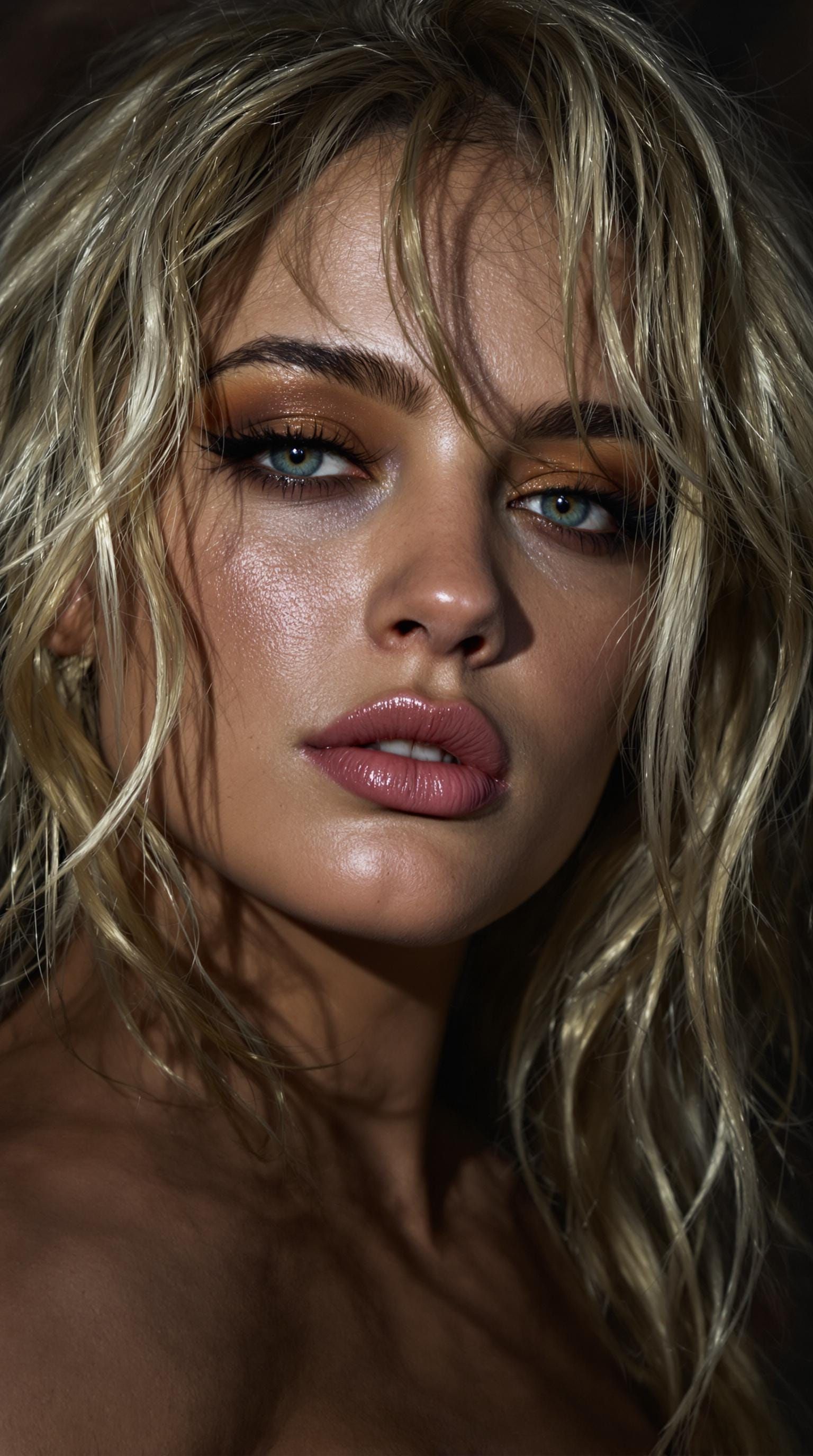 Surreal Goddess in Cosmic Realism Style