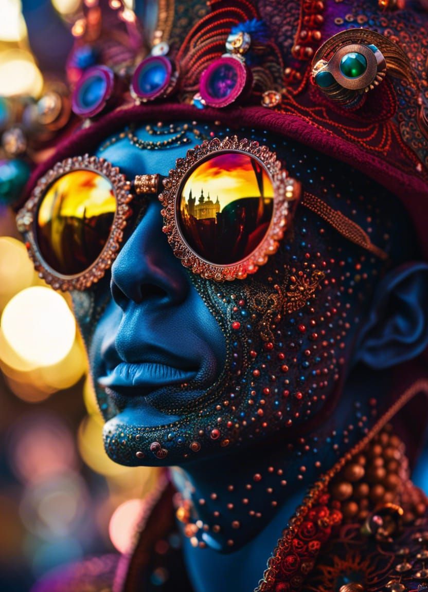 Funky Masquerade Monster in Outlandish Fashion