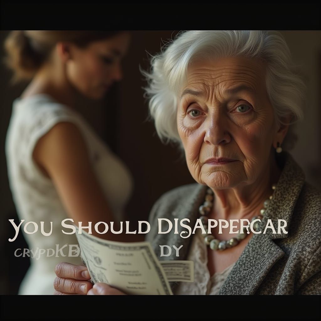 Dignified Woman Faces Daughter-in-Law with Torn Document