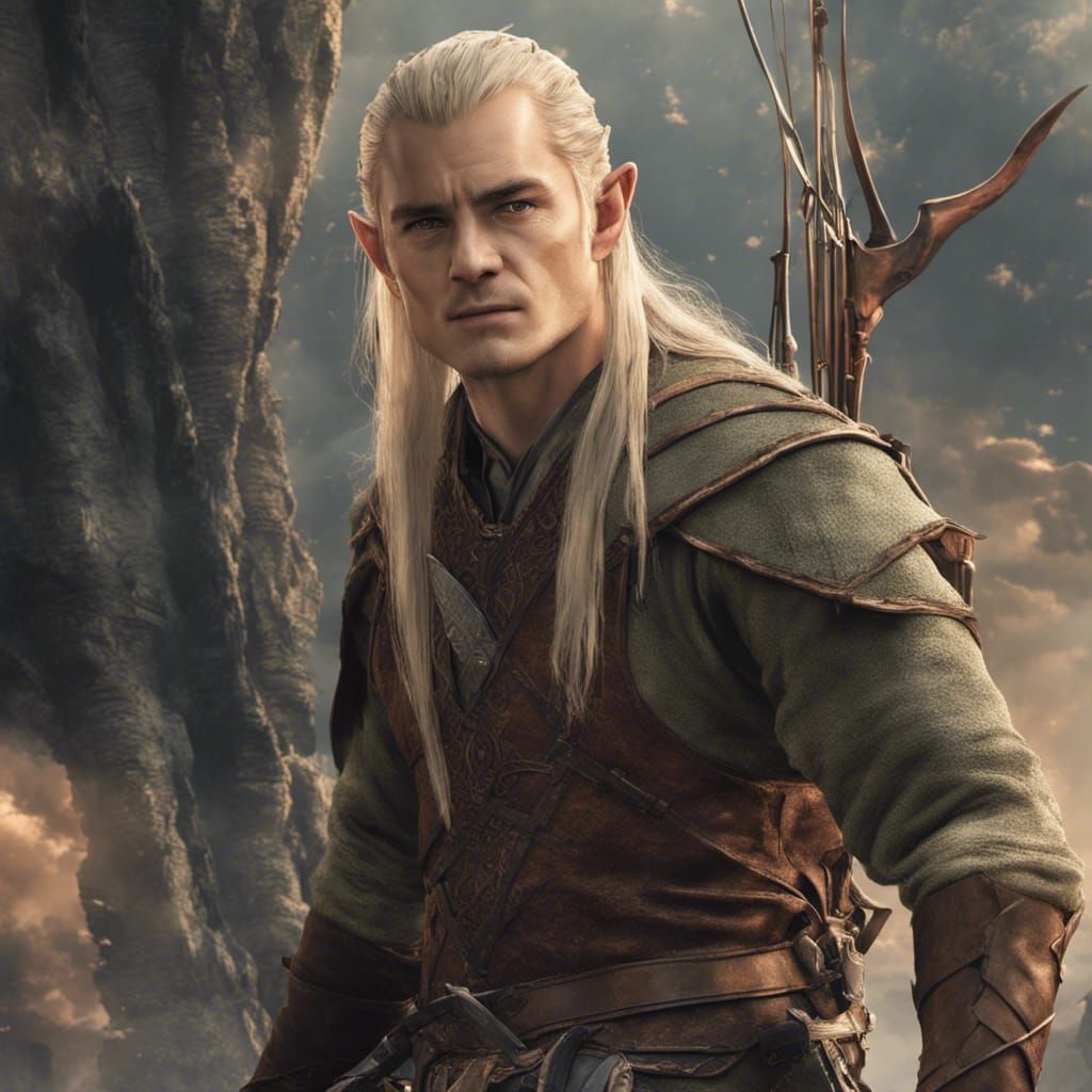 Legolas in Kurosawa Style: Detailed Matte Painting