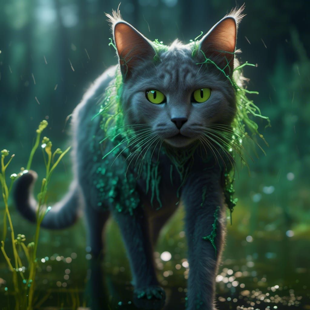 Chapalu, a faerie cat of European Folklore. 2