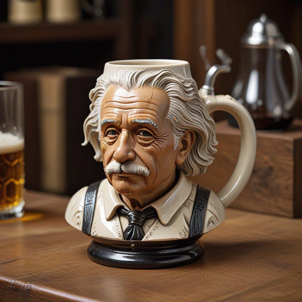 Einstein's Traditional German Beer Stein