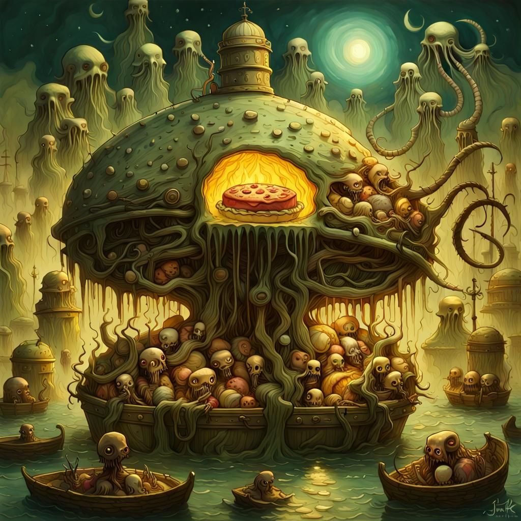 Cthulhu Pie: A Neon Vaporware Retro Fantasy