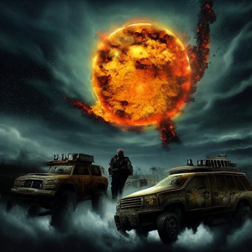 Apocalyptic Chaos: Explosions and Storms