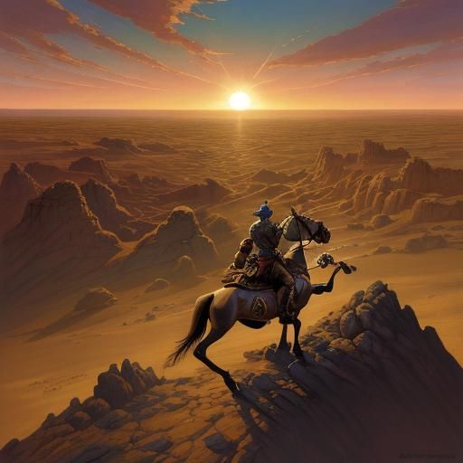 Conan Stands Tall in Desert Splendor