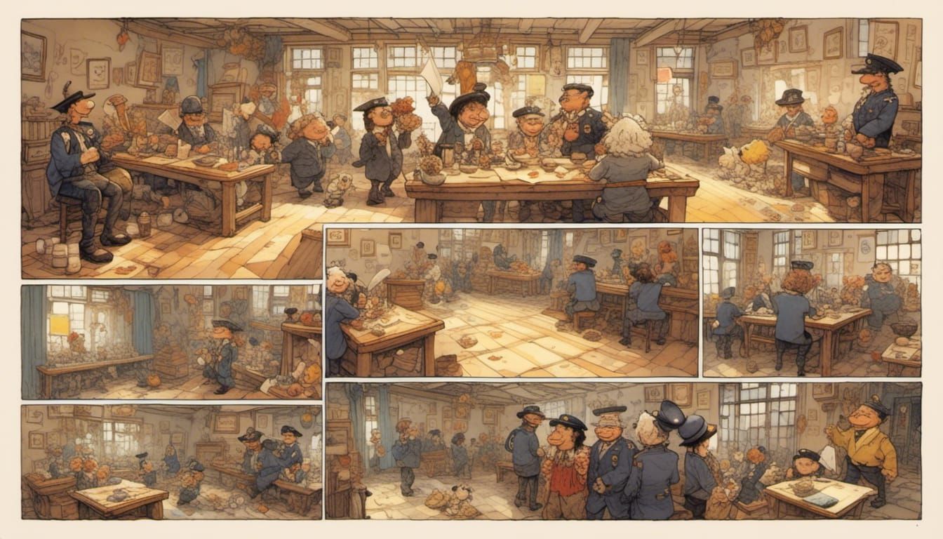 Police Station Celebration: Joy and Teamwork in Law Enforcem...