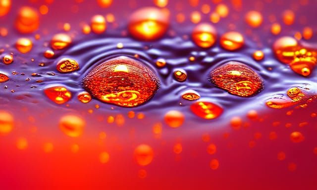 Perfect Water Drop Macro Photograph