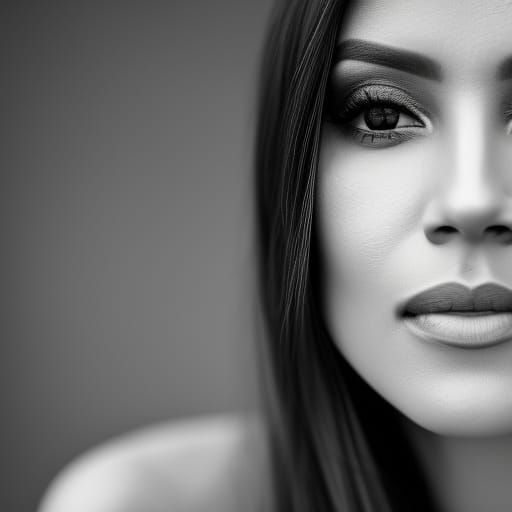 Hyperrealistic Portrait of a Woman with Perfect Features