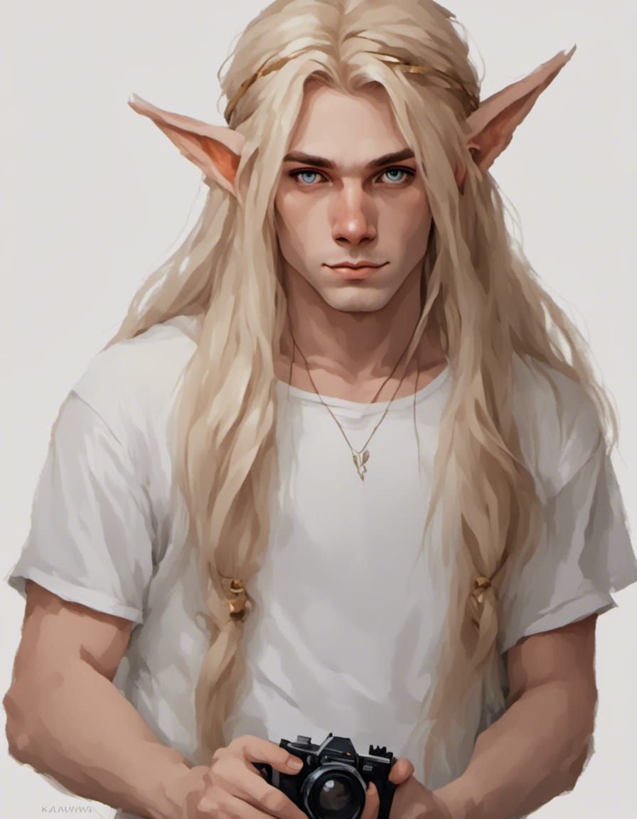 Name: Edward Steichen, Race: Elf, Profession: Photographer.