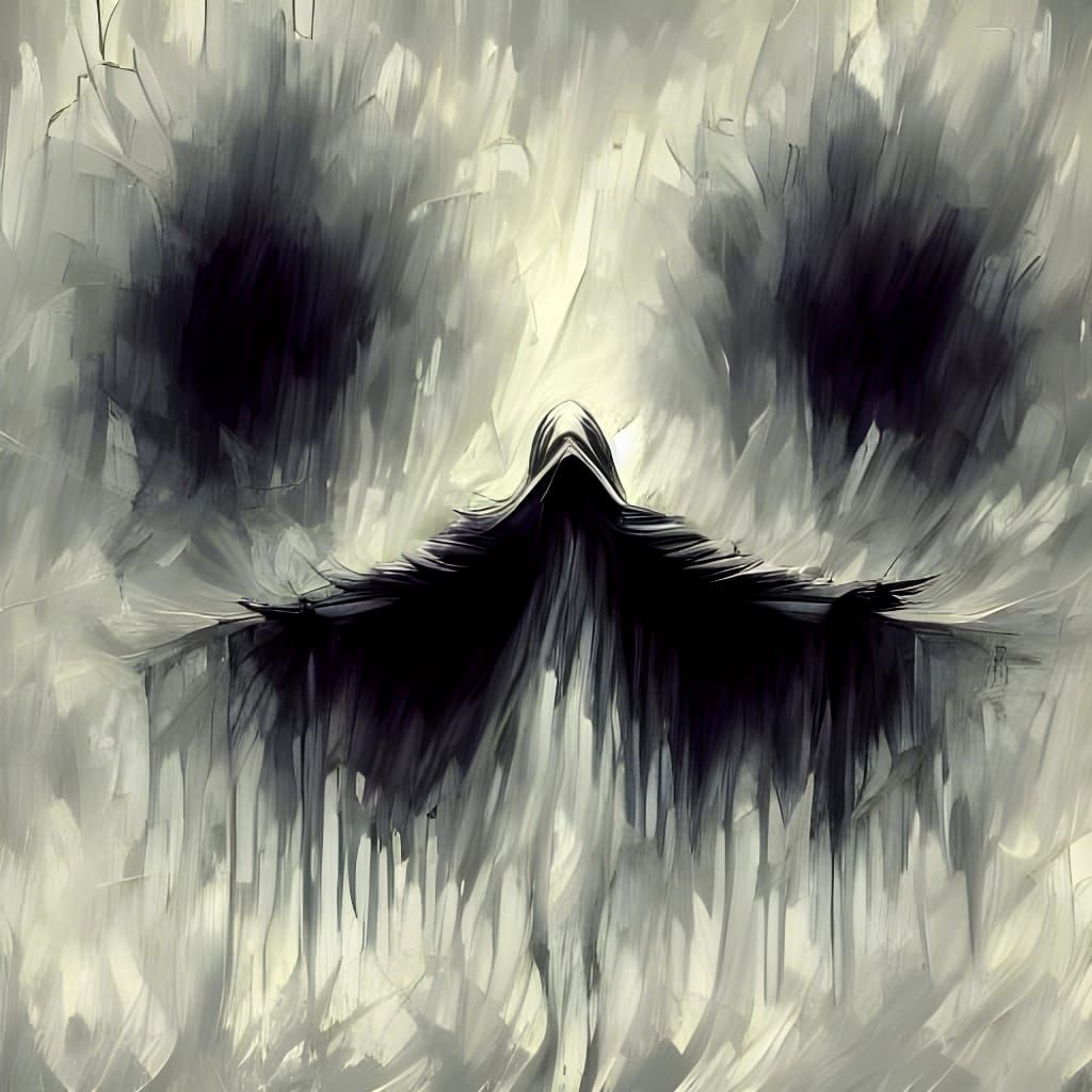 Elegant Abstract Art in Dark Tones