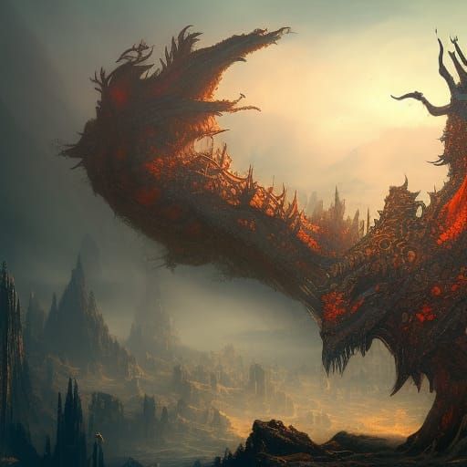 Monster of Faith: Detailed Fantasy Concept Art