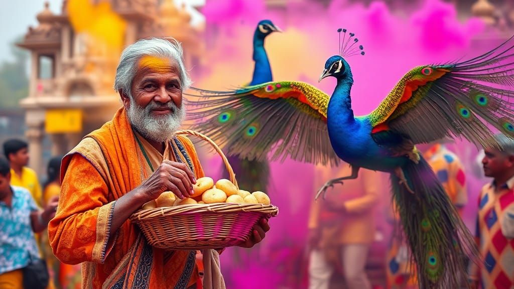 Holi Celebration in Tamil Nadu: Vibrant Colors and Joy