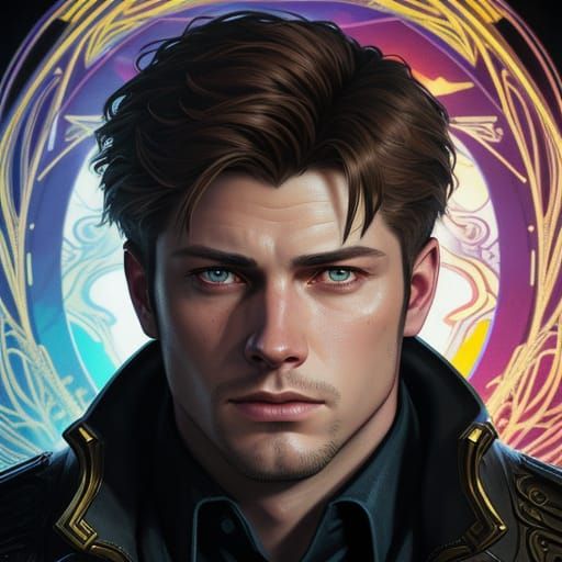 Dean Winchester as Young God, Digital Concept Art