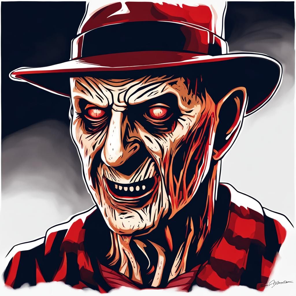 Freddy Krueger Digital Rendering