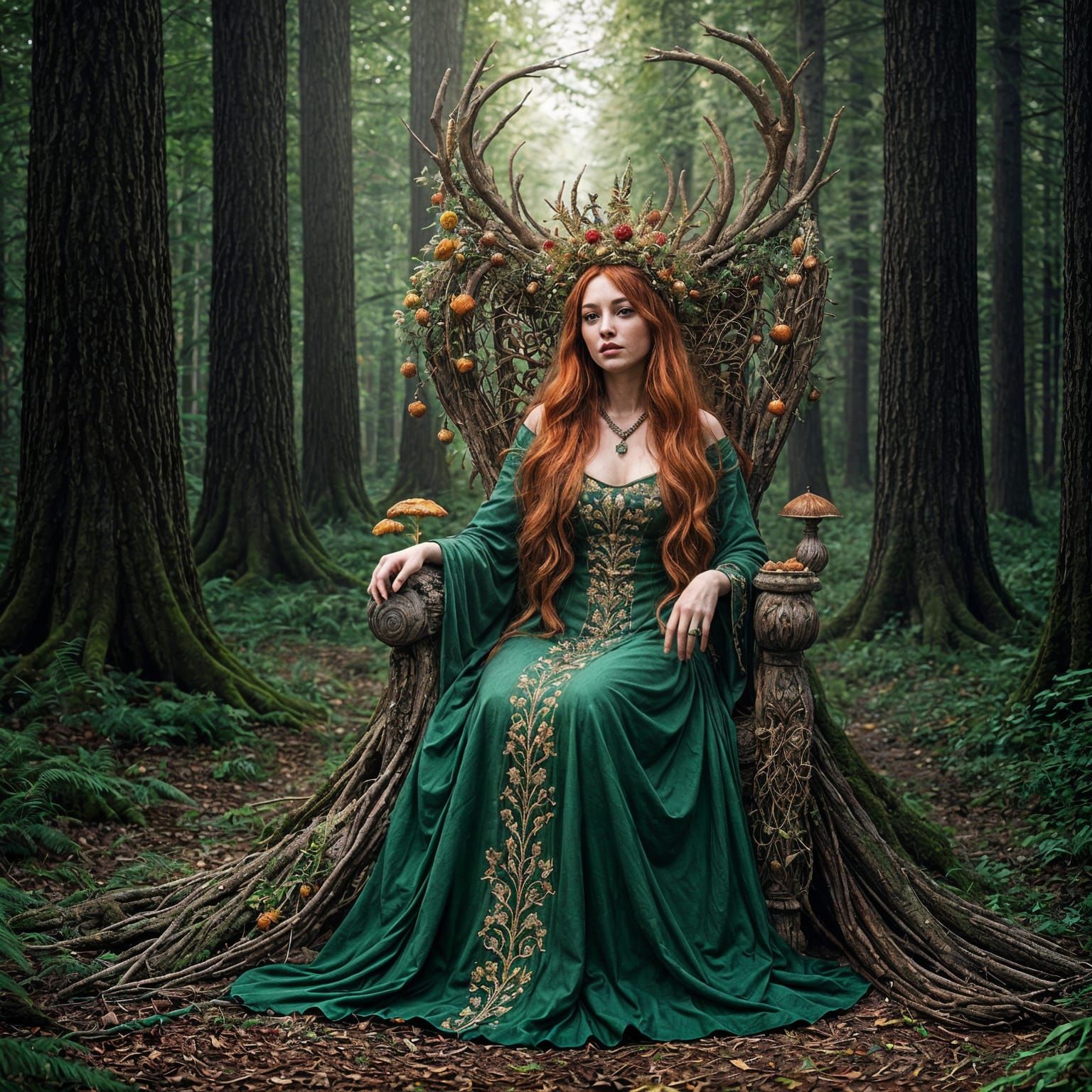 Majestic Forest Queen, Woven into the Landscape