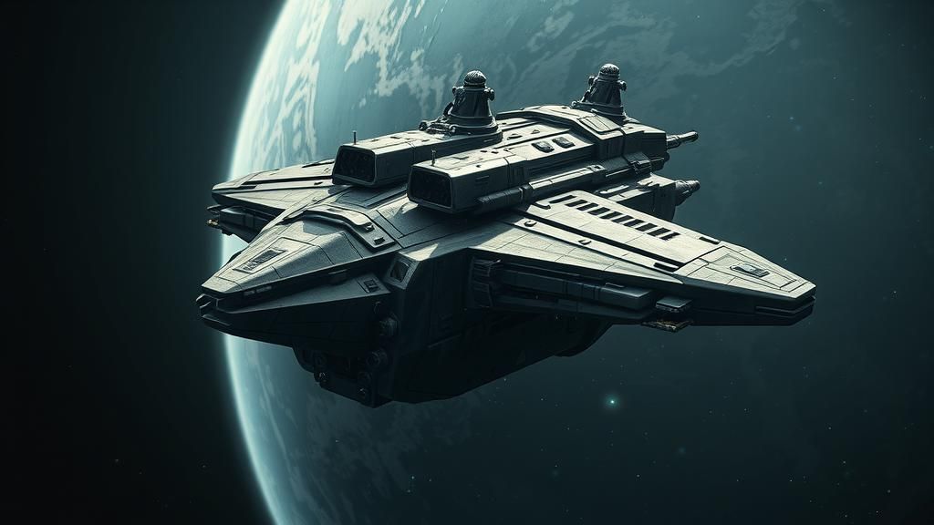 Warhammer 40k Ships in Void: Unreal Engine 5