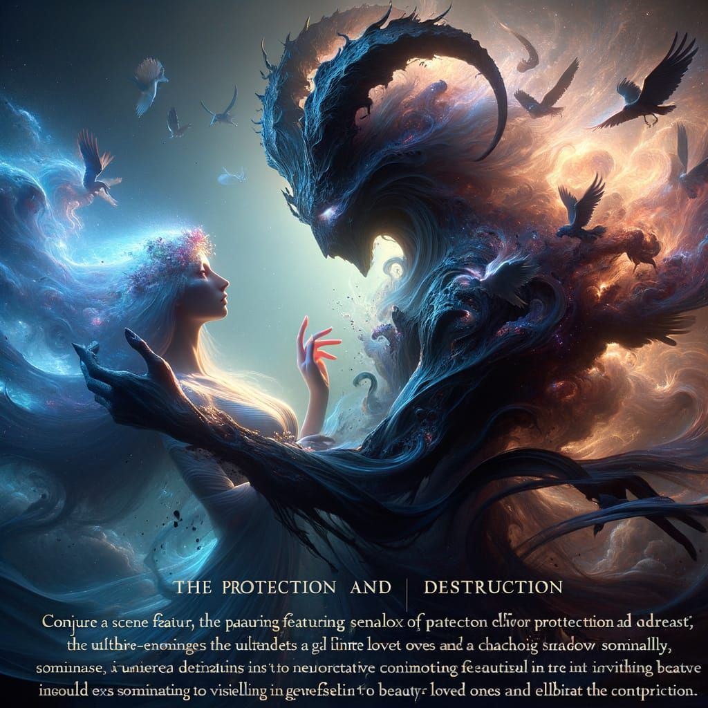 Mystical Being of Protection and Destruction in Cinematic Co...