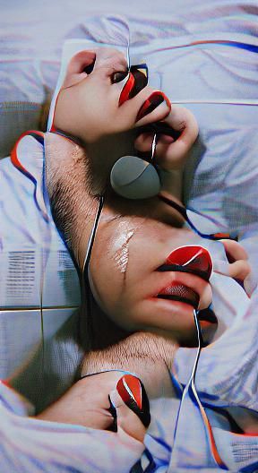 Abstract AI-Generated Image Based on a Melancholy Prompt