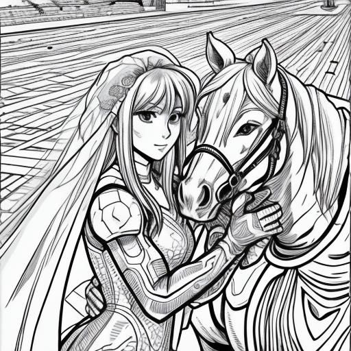 Samus Aran's Manga-Style Wedding