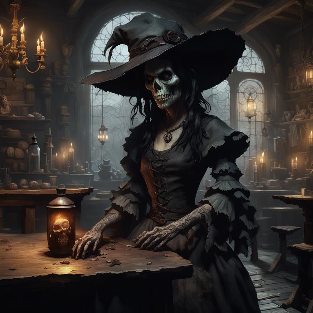 Creepy Changeling in Dark Fantasy Style