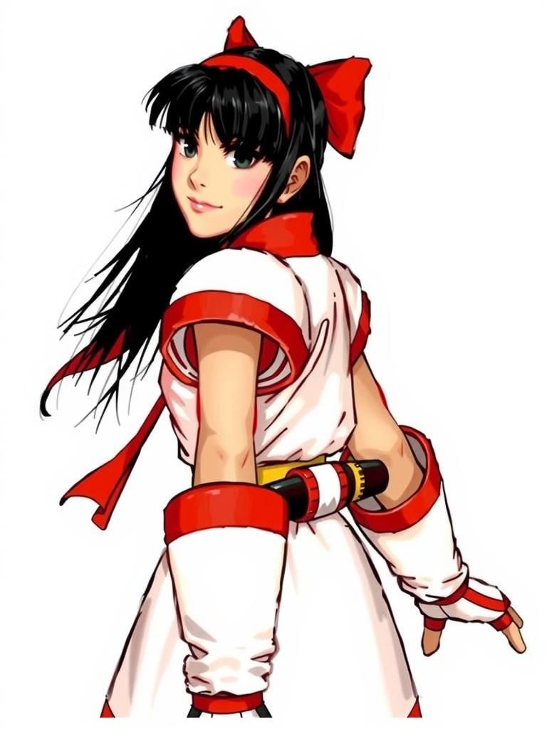 Anime Portrait of Nakoruru Inspired Character