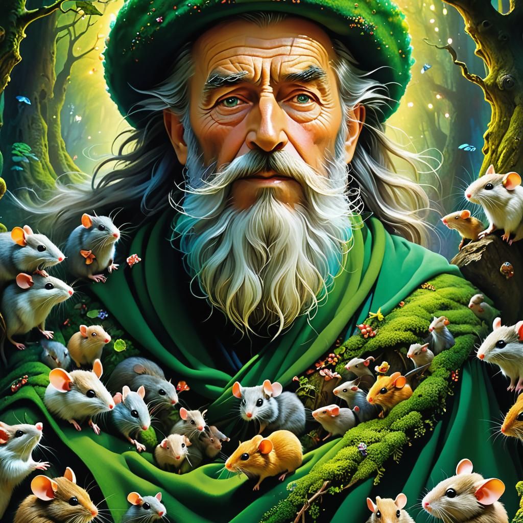 The Eccentric Enchanter: Derrick and His Whimsical Beard Att...