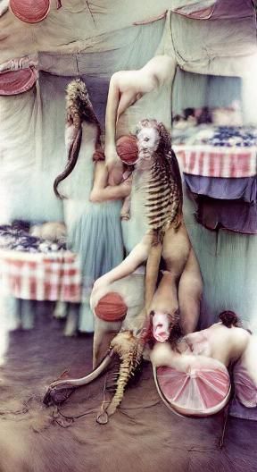 Disturbing 1940s Circus Freak Show Photo