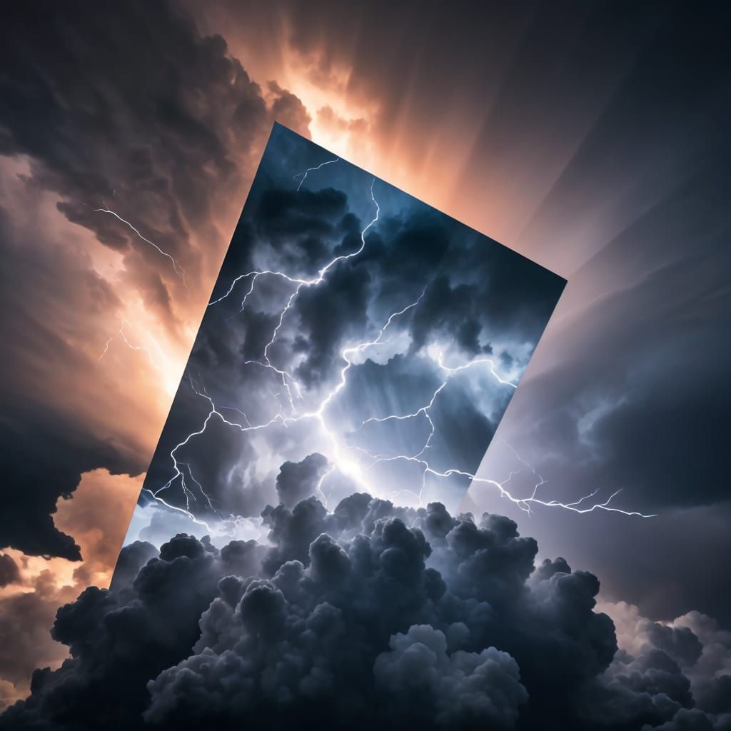 Vibrant Prism Captures Intense Thunderstorm