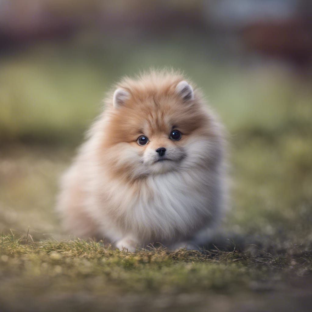 Cute Fluffy Animal Generated by AI