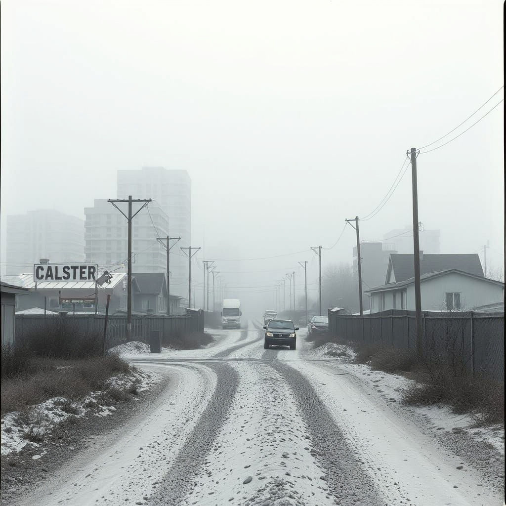 Eroded Landscape in a Futuristic Aesthetic