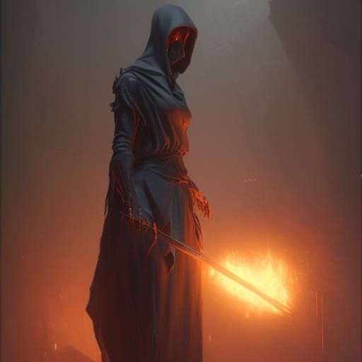 Grim Reaper Dark Fantasy Concept Art