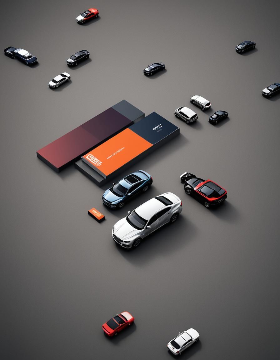 PEACON Autos Business Card in Detailed Matte Painting