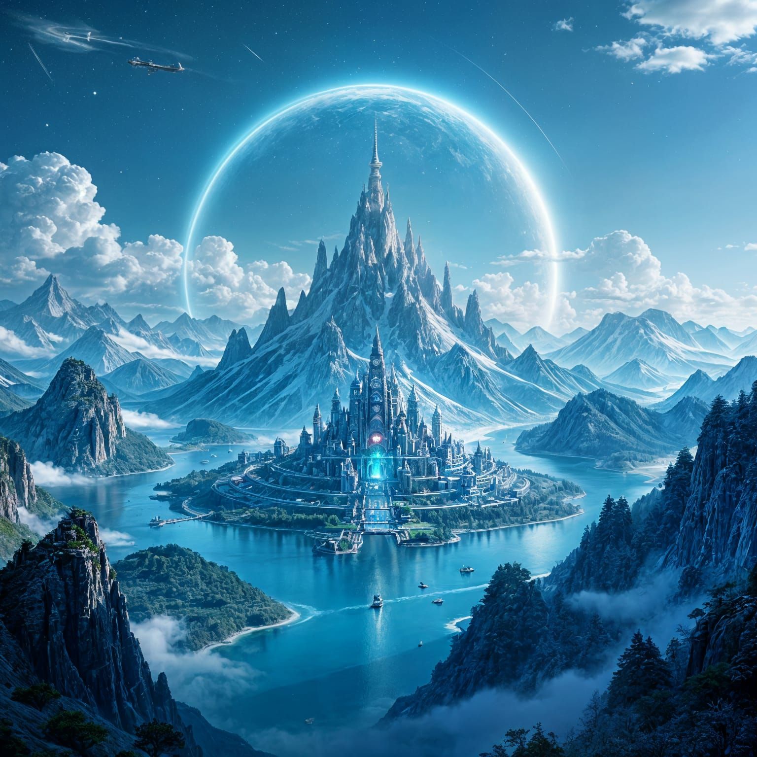 Ganeck Imperial World Throne of Kaiden, Nature and Tech Harm...