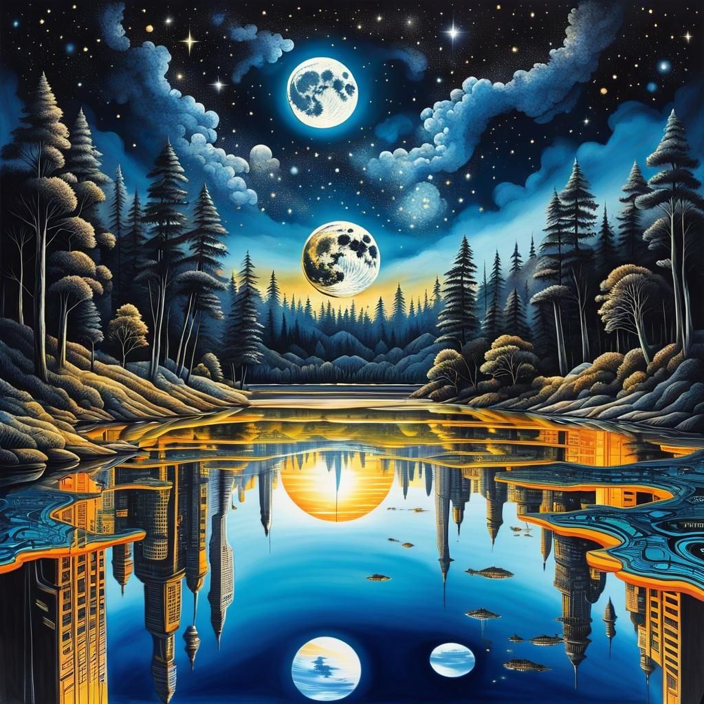 Circadian Reflections in a Topsy Turvy Sky