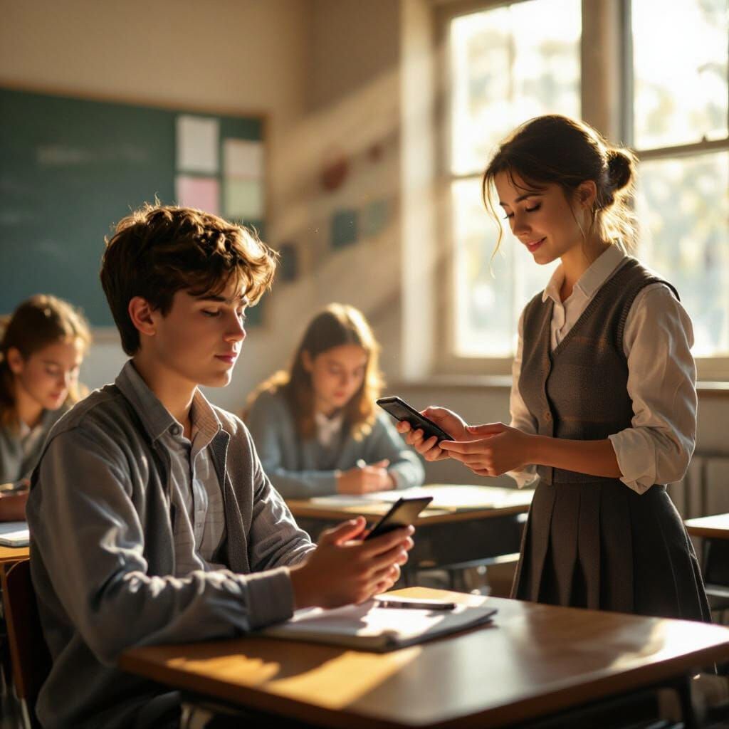 Student Receives Phone Back After School Confiscation