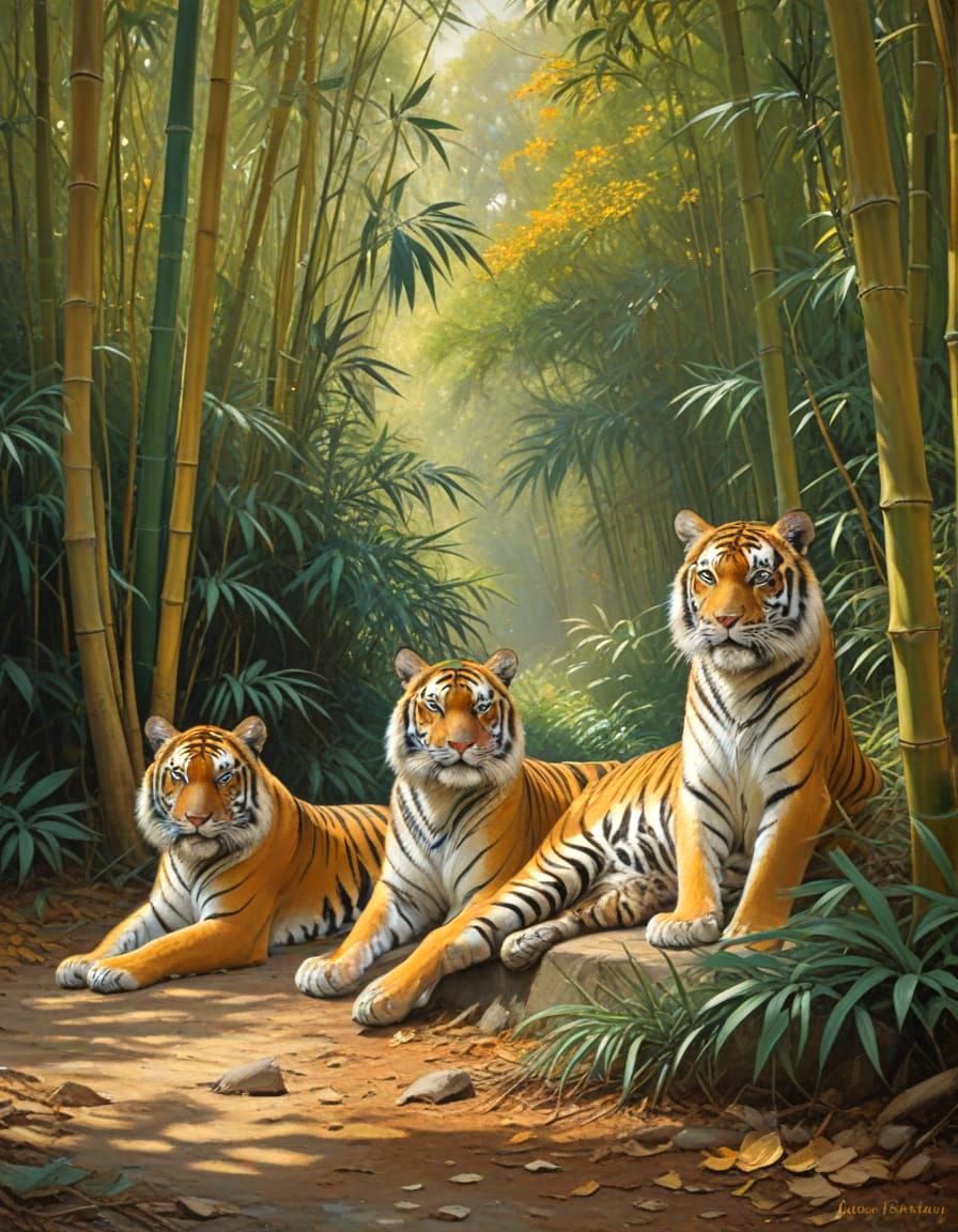 Summer Trail – Tigers by the Bamboo Grove