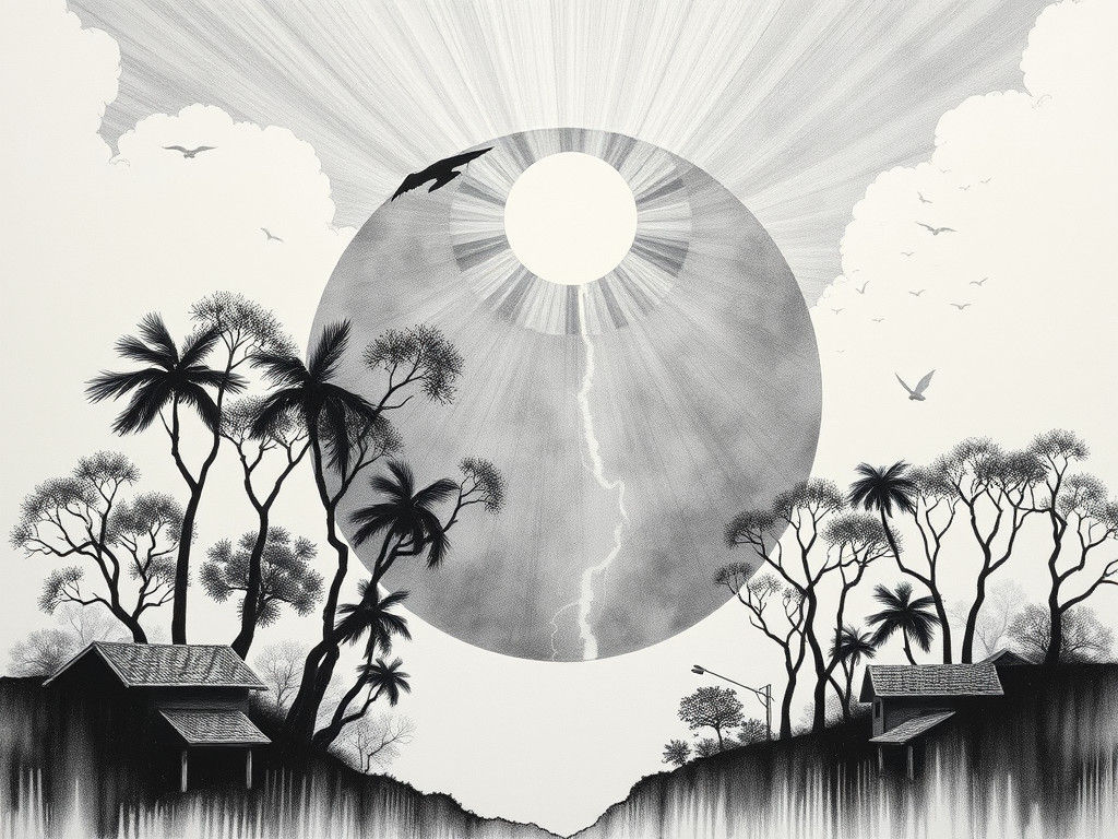 Spectacular Minimalist Circle in Pop Art Style