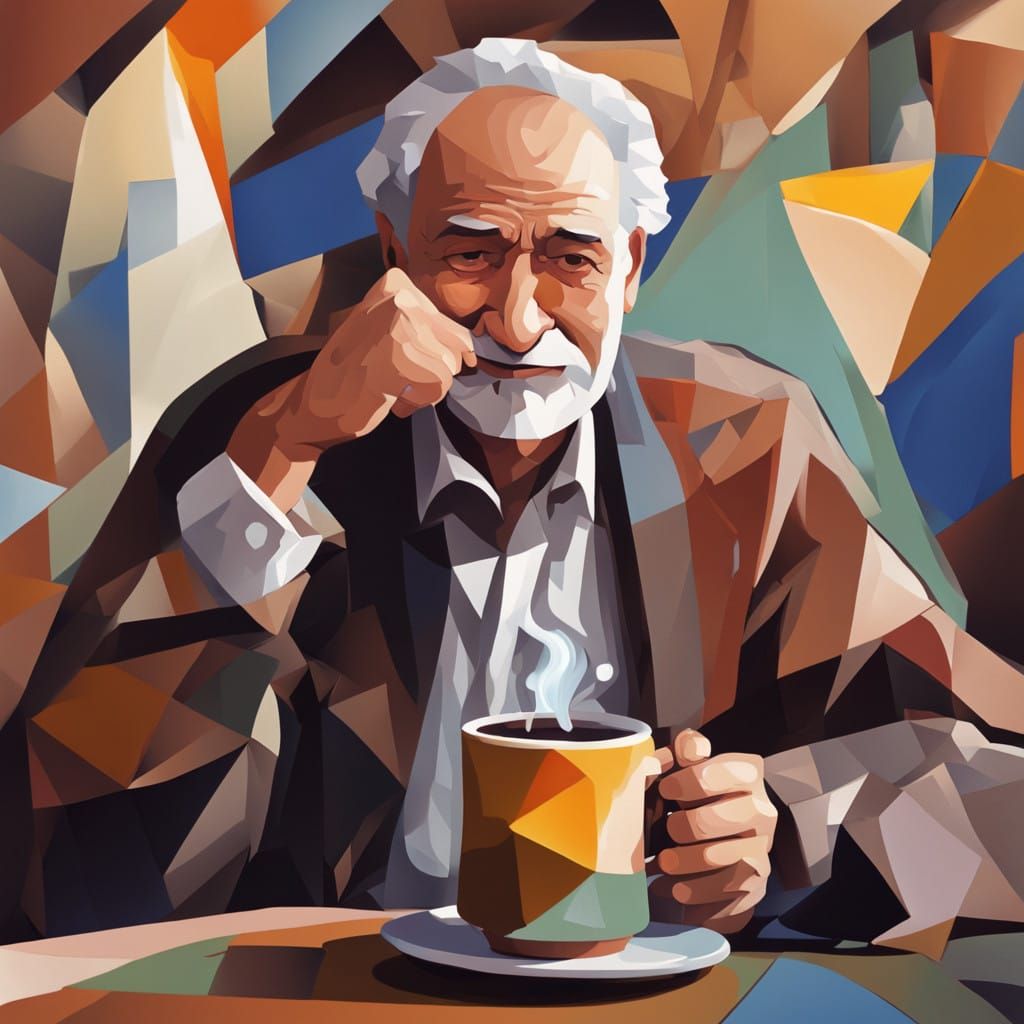 Warm Moment of Nostalgic Solitude