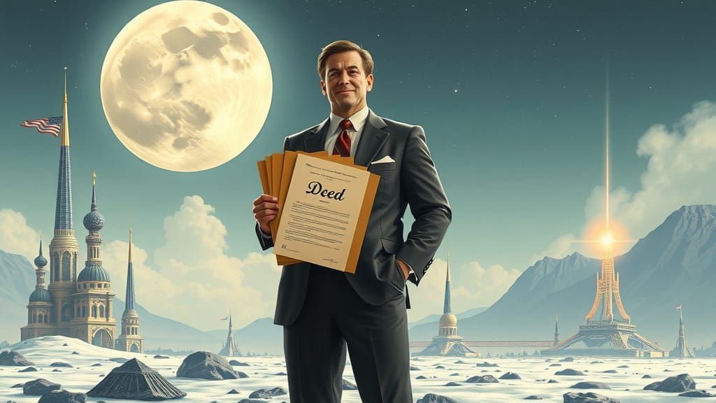 Entrepreneurial Visionary Sells the Moon
