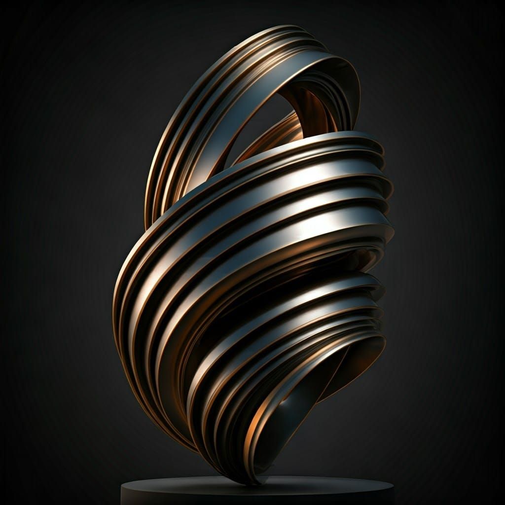 Sculptural Masterpiece in Dark Atmosphere