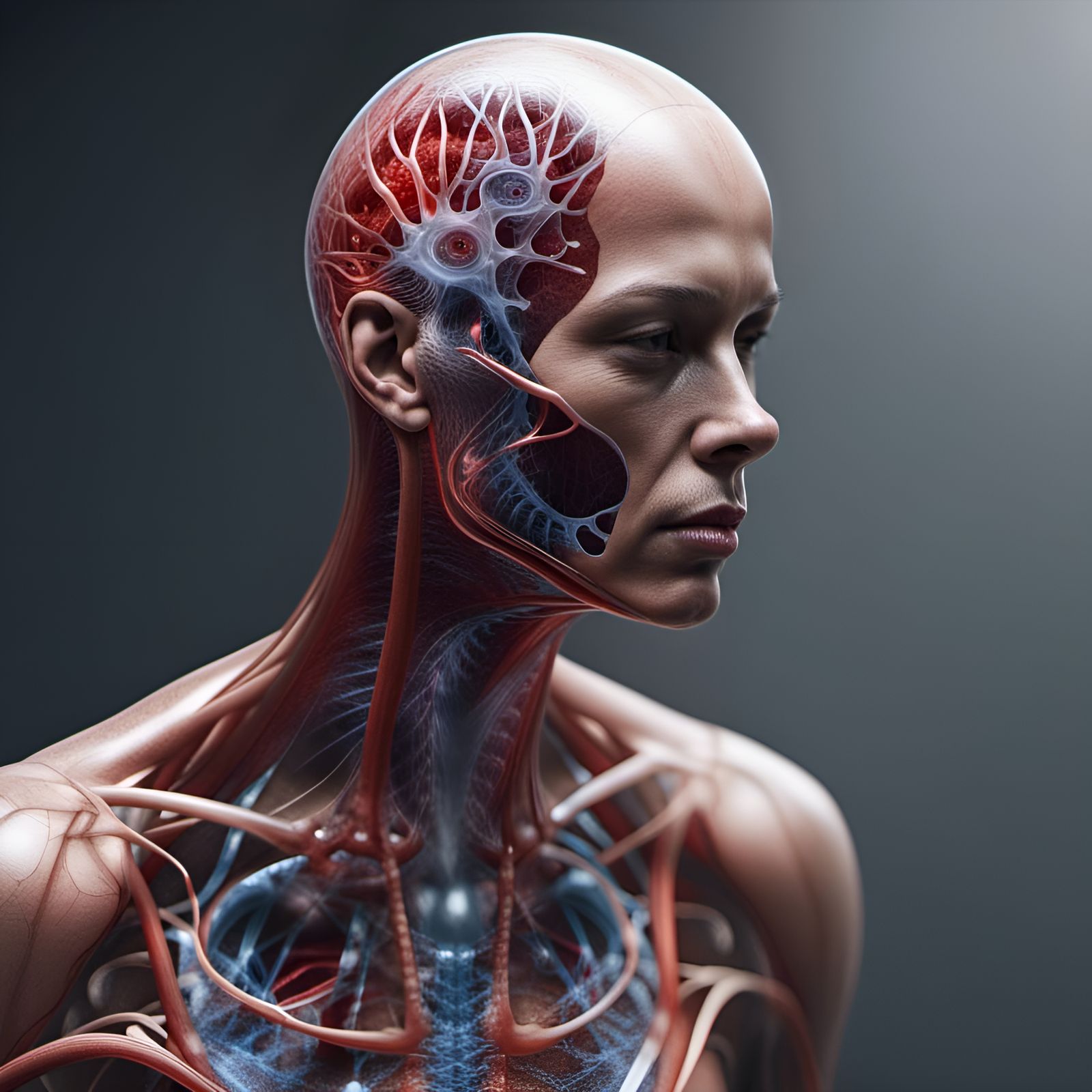 Human Soul Leaving Body in Hyperreal 8K