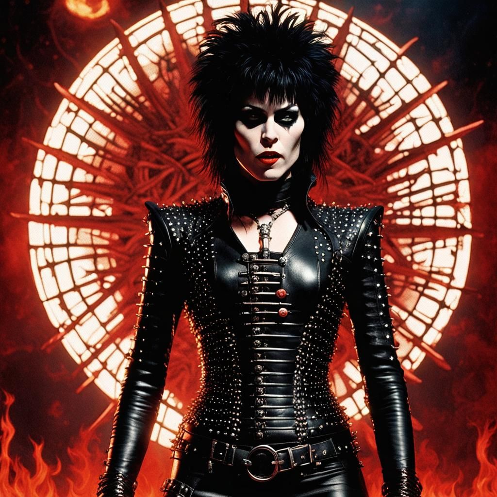 Hellraiser Pinhead Performing in Hell: Digital Painting